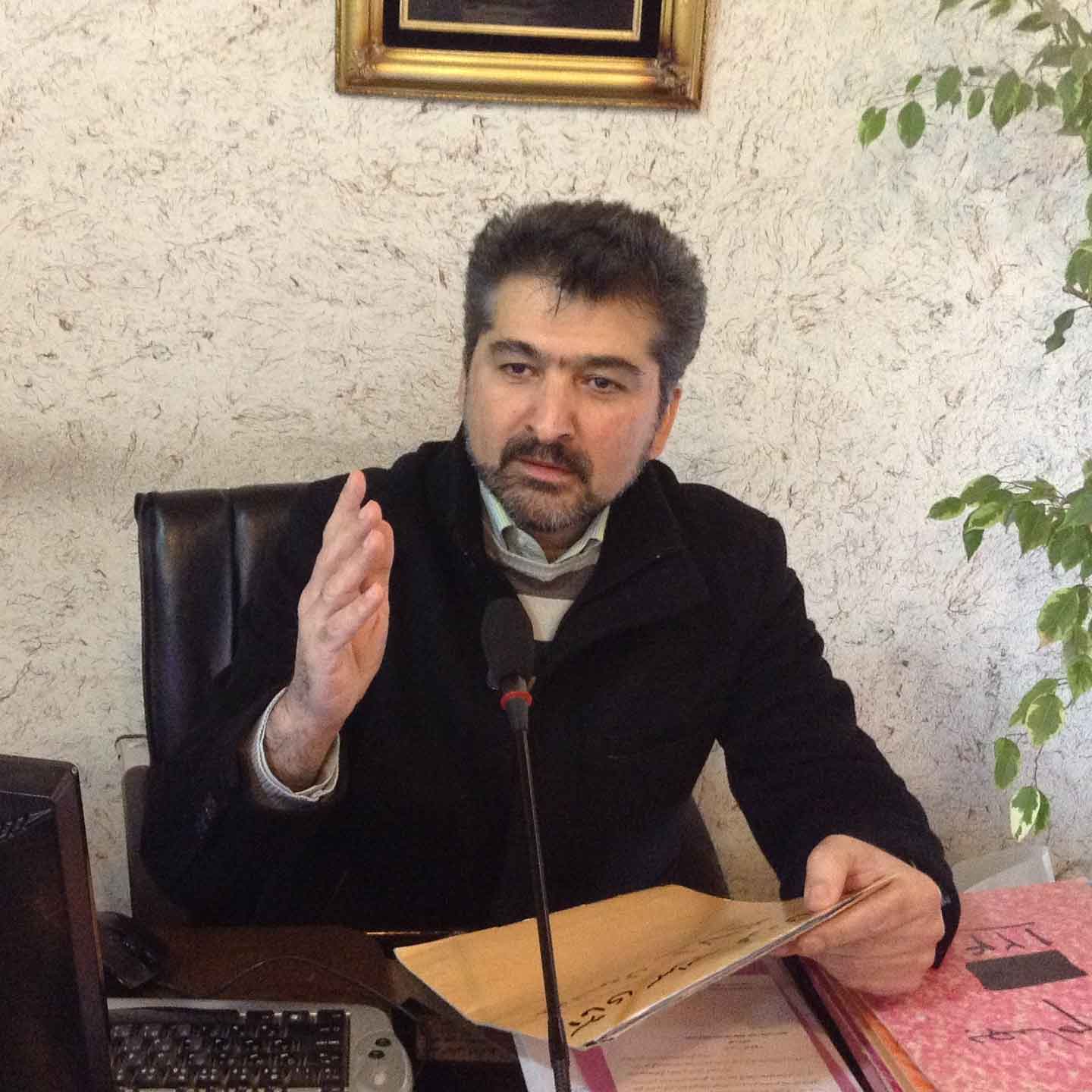 آقای طالبی رییس اتحادیه طلاوجواهر اردبیل